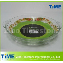 2.5L Borosilicate Round Glass Baking Dish